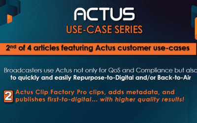 USE-CASE SERIES: Broadcasters Repurposing with Style and still First-to-Digital